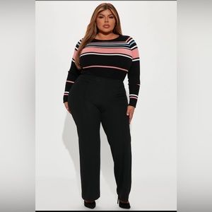 Fashion Nova Petite Victoria High Waisted Dress Pants